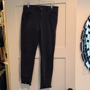 Joe's Jeans Dark Skinny Frayed Hem